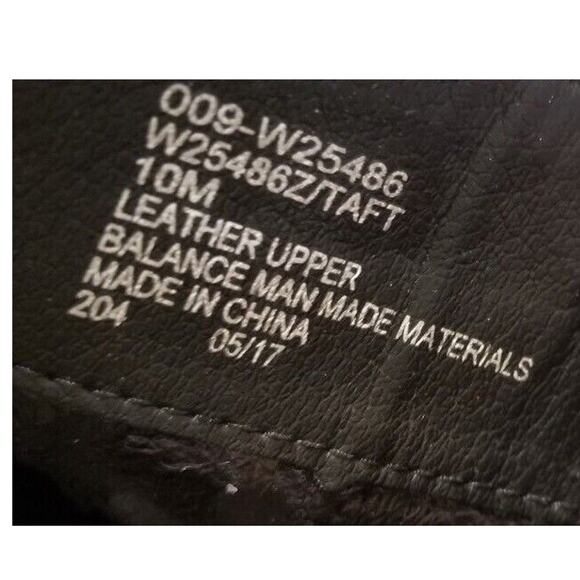 White Mountain-Black Slouch Taft Zipper Leather Suede Ankle Boots Size 10M - Picture 9 of 11